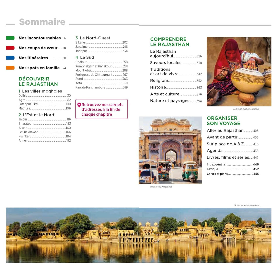 Guide Vert - Rajasthan, Delhi et Agra - Édition 2023 | Michelin guide de voyage Michelin 
