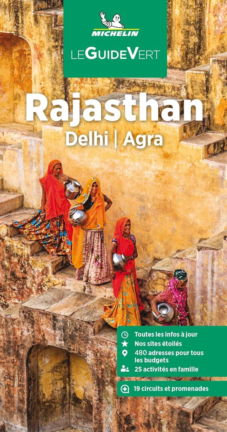Guide Vert - Rajasthan, Delhi et Agra - Édition 2023 | Michelin guide de voyage Michelin 