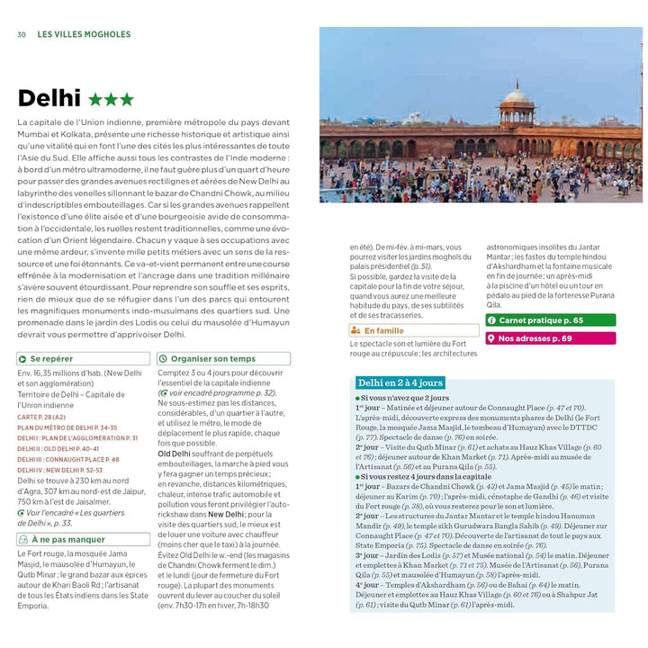 Guide Vert - Rajasthan, Delhi et Agra - Édition 2023 | Michelin guide de voyage Michelin 