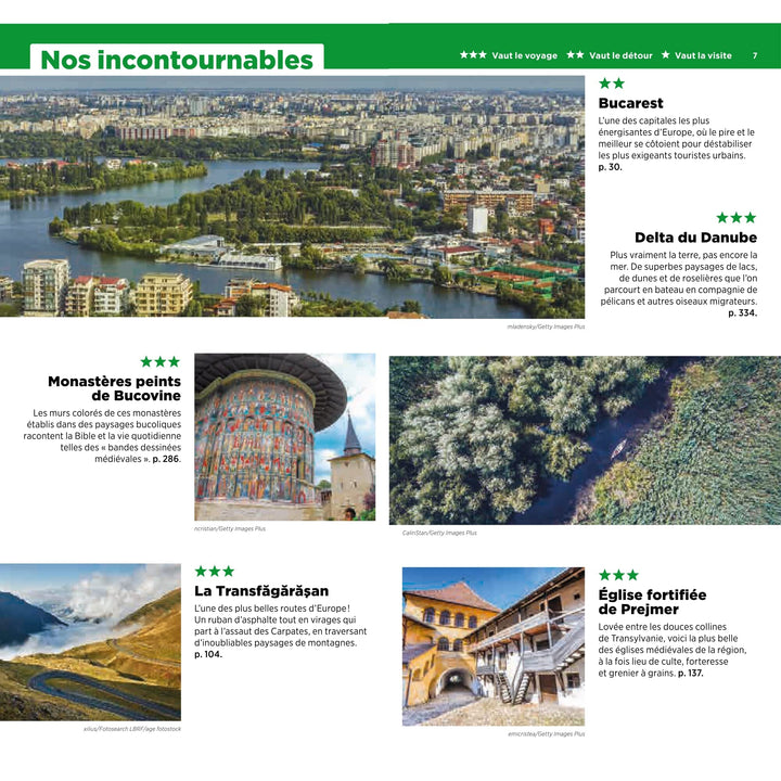 Guide Vert - Roumanie - Édition 2023 | Michelin guide de voyage Michelin 