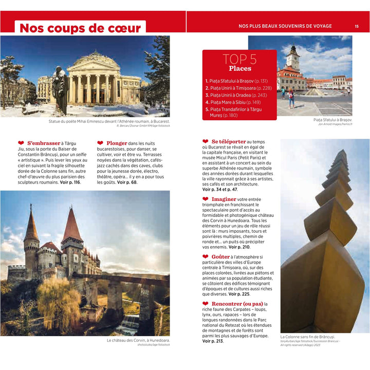 Guide Vert - Roumanie - Édition 2023 | Michelin guide de voyage Michelin 