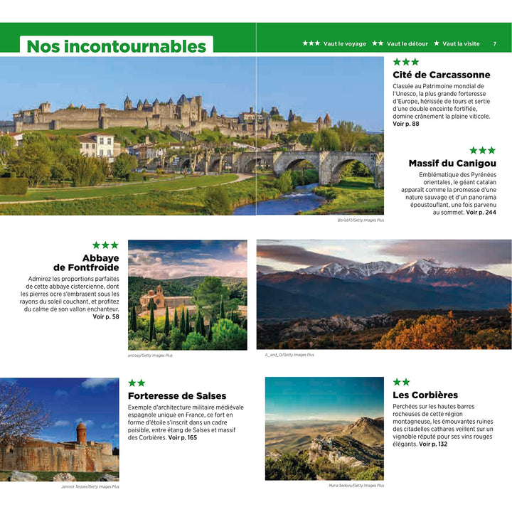 Guide Vert - Roussillon, Aude, Pays Cathare - Édition 2023 | Michelin guide de voyage Michelin 