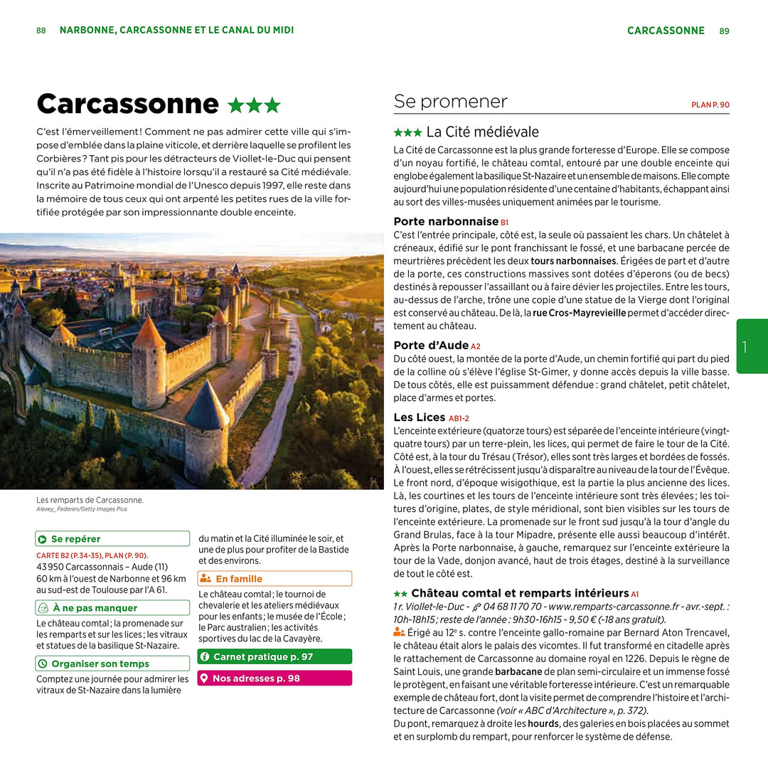 Guide Vert - Roussillon, Aude, Pays Cathare - Édition 2023 | Michelin guide de voyage Michelin 