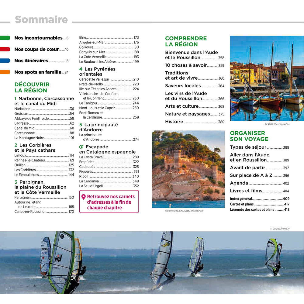Guide Vert - Roussillon, Aude, Pays Cathare - Édition 2023 | Michelin guide de voyage Michelin 