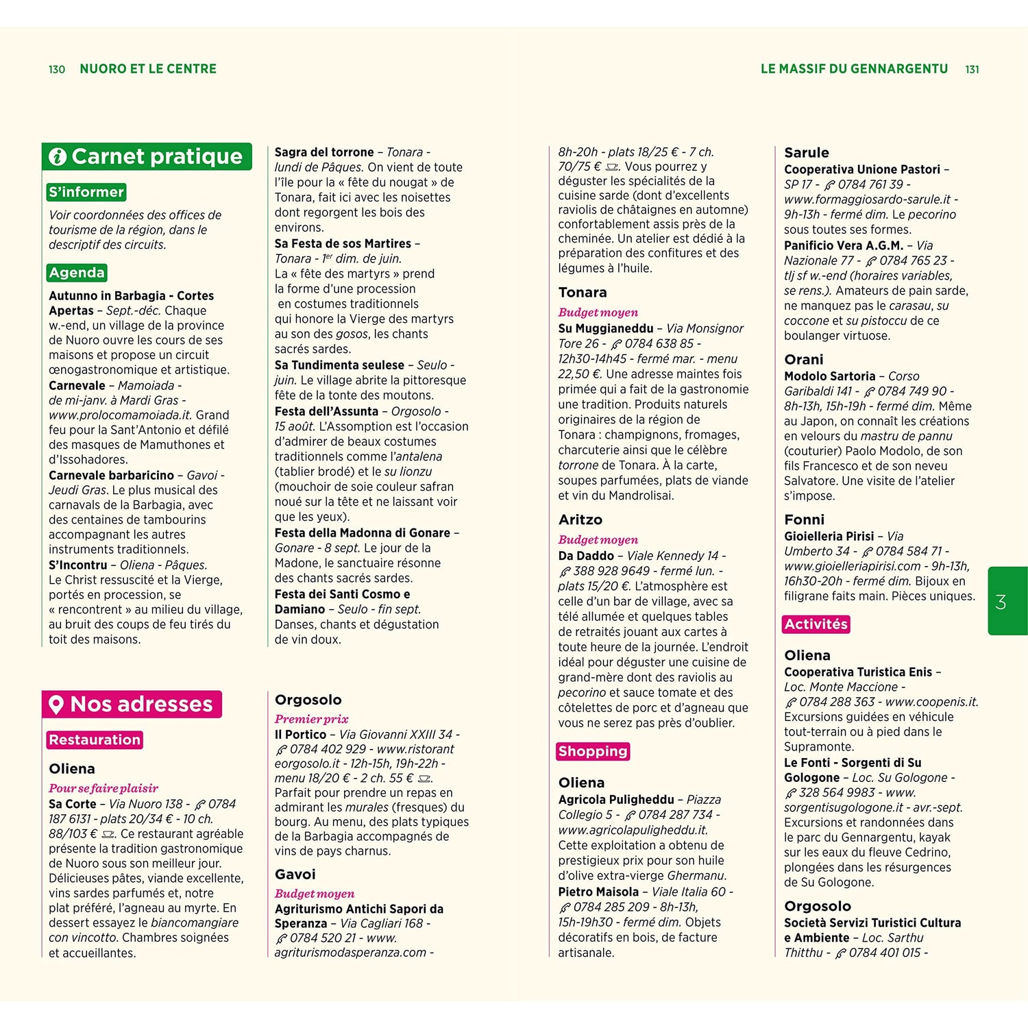 Guide Vert - Sardaigne - Édition 2025 | Michelin guide de voyage Michelin