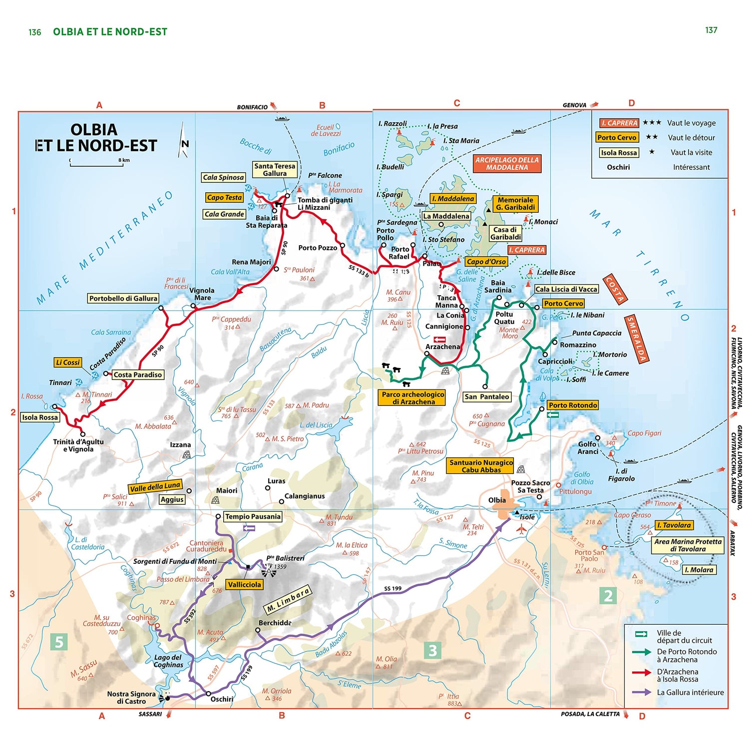 Guide Vert - Sardaigne - Édition 2025 | Michelin guide de voyage Michelin