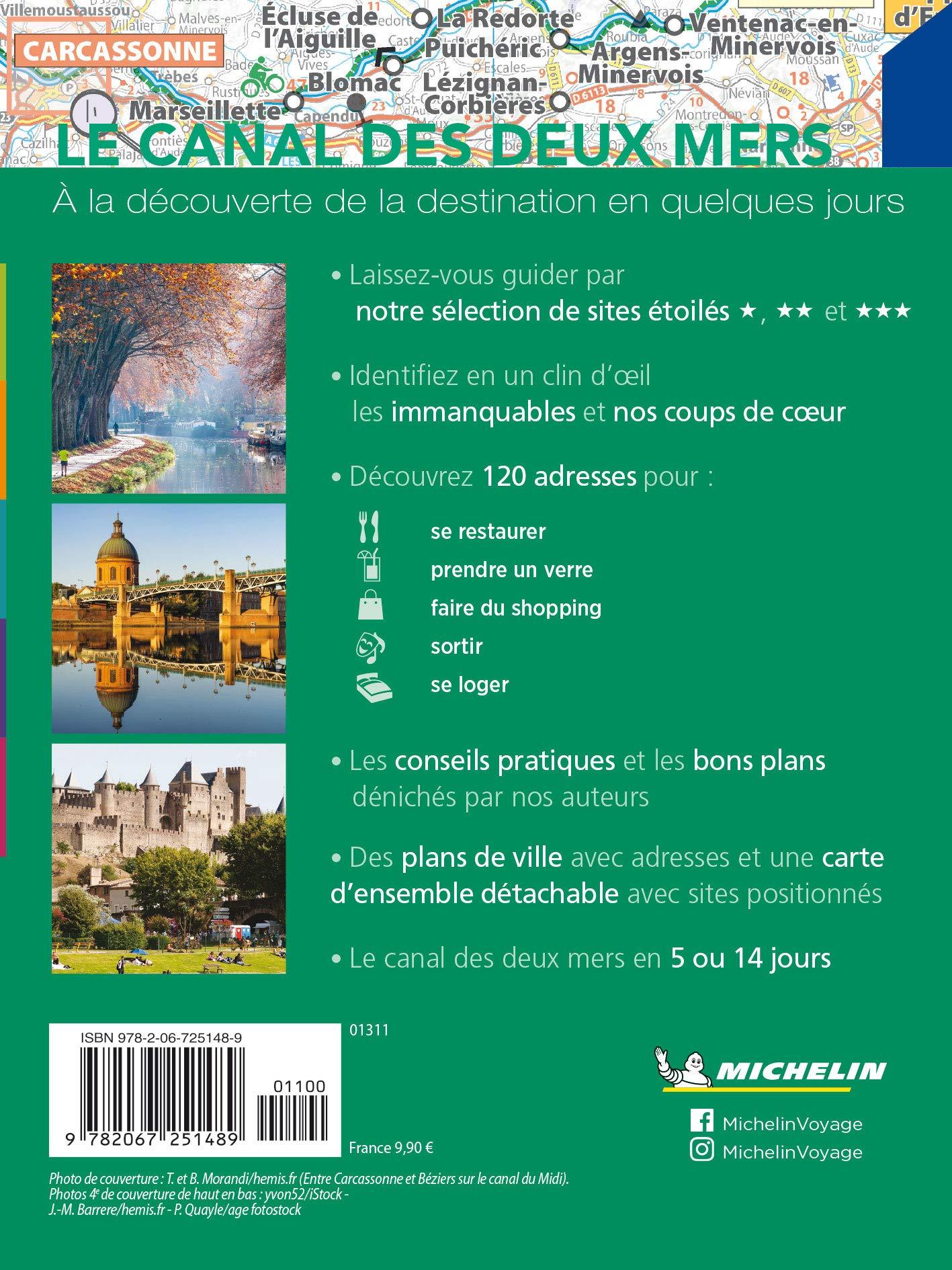 Guide Vert Week End - Canal des deux mers - Édition 2021 | Michelin guide de voyage Michelin 