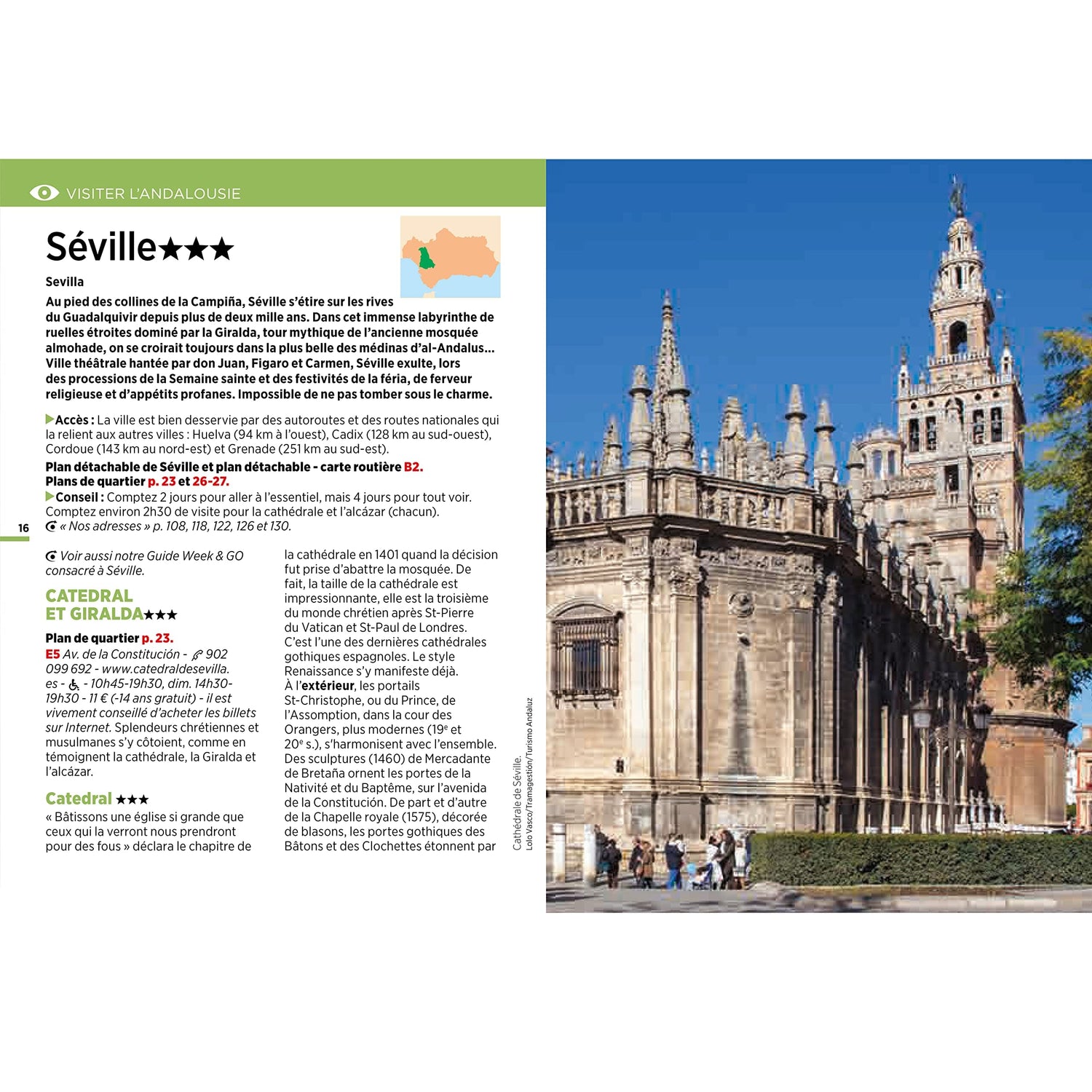 Guide Vert compact - Andalousie - Édition 2025 | Michelin guide de voyage Michelin