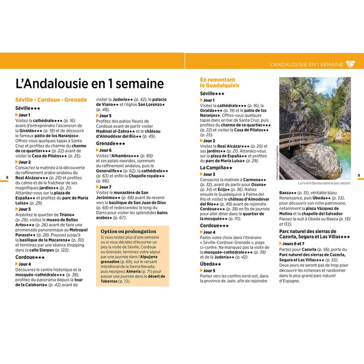 Guide Vert Week & GO - Andalousie - Édition 2023 | Michelin guide petit format Michelin 