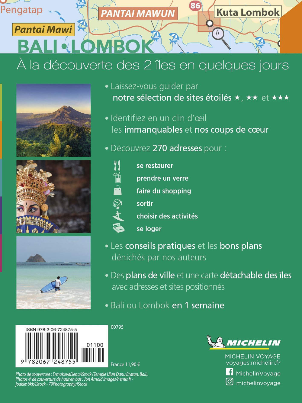 Guide Vert Week & GO - Bali & Lombok - Édition 2021 | Michelin guide de voyage Michelin 