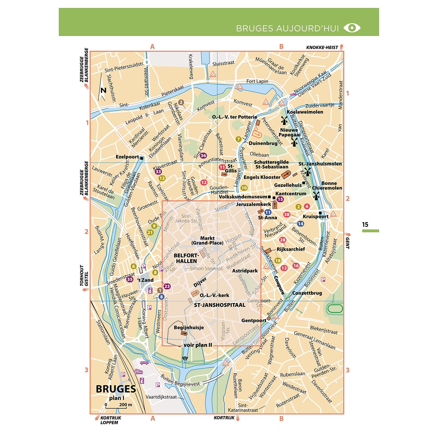 Guide Vert compact - Bruges & la côte belge - Édition 2025 | Michelin guide de voyage Michelin