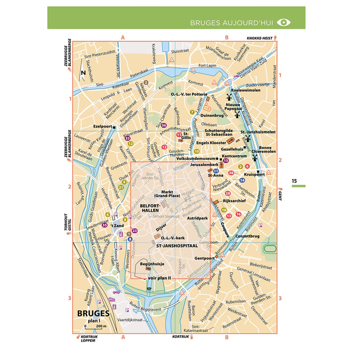 Guide Vert Week & GO - Bruges & la côte belge - Édition 2023| Michelin guide petit format Michelin 