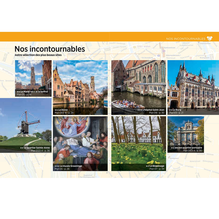 Guide Vert Week & GO - Bruges & la côte belge - Édition 2023| Michelin guide petit format Michelin 