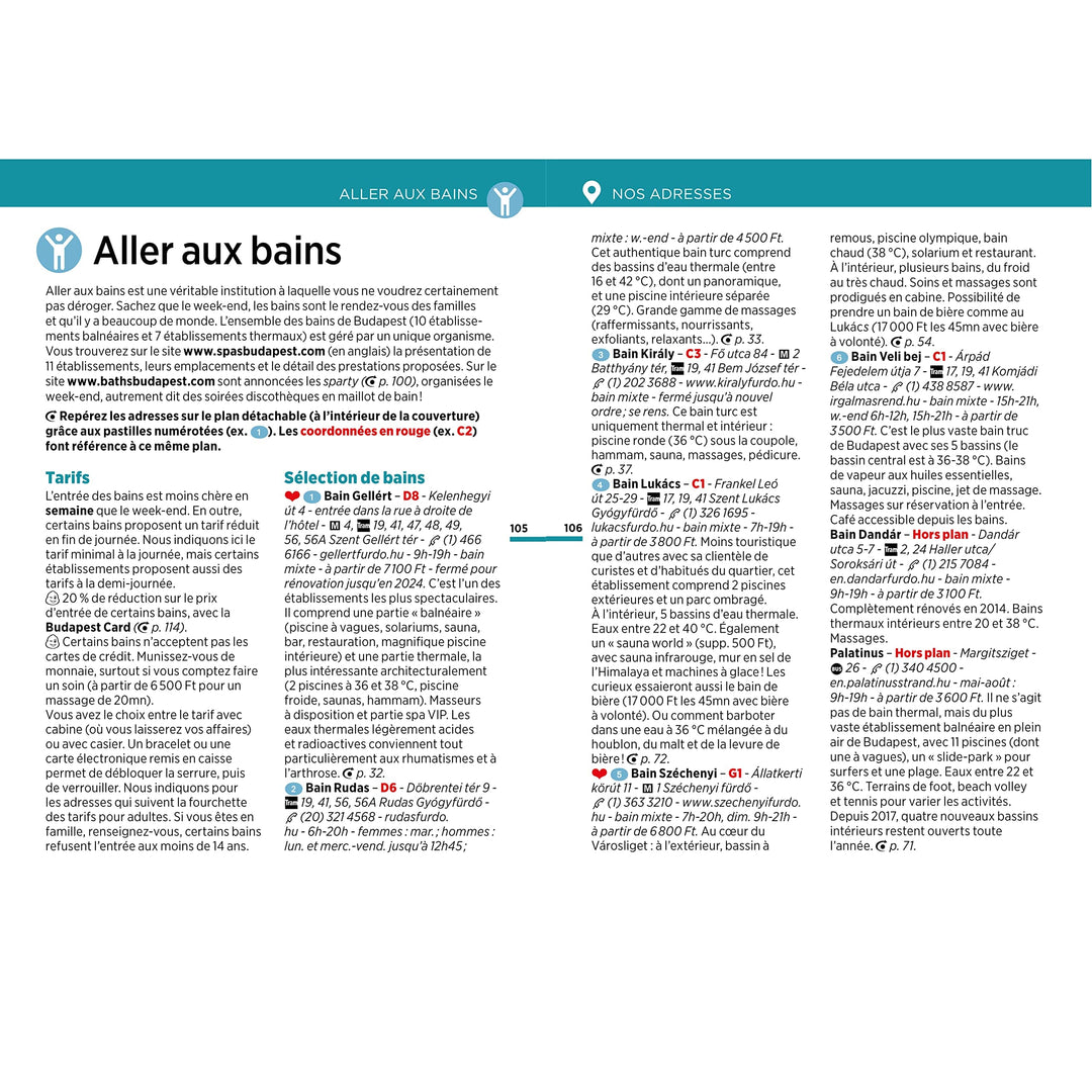 Guide Vert Week & GO - Budapest - Édition 2023 | Michelin guide petit format Michelin 