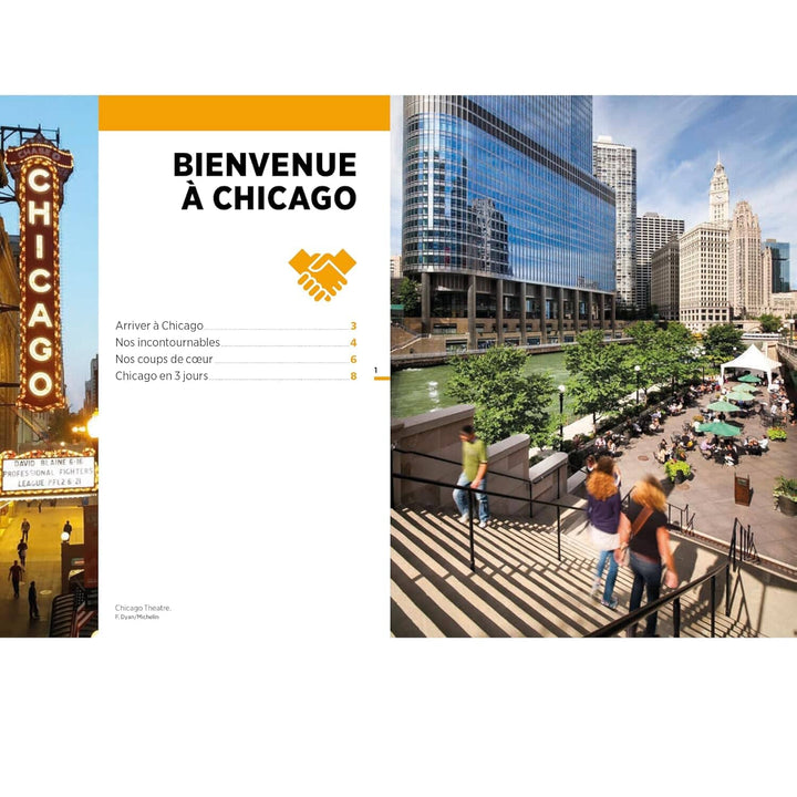 Guide Vert Week & GO - Chicago - Édition 2023 | Michelin guide petit format Michelin 