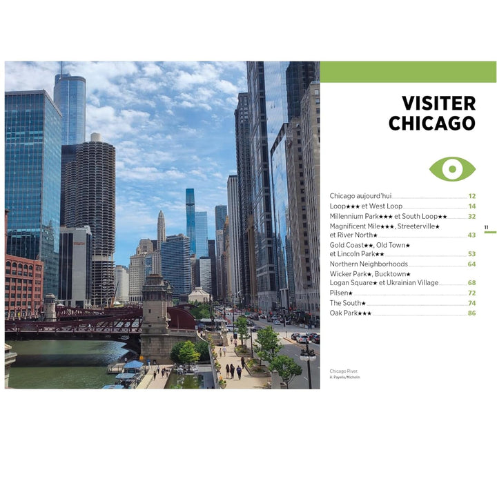 Guide Vert Week & GO - Chicago - Édition 2023 | Michelin guide petit format Michelin 