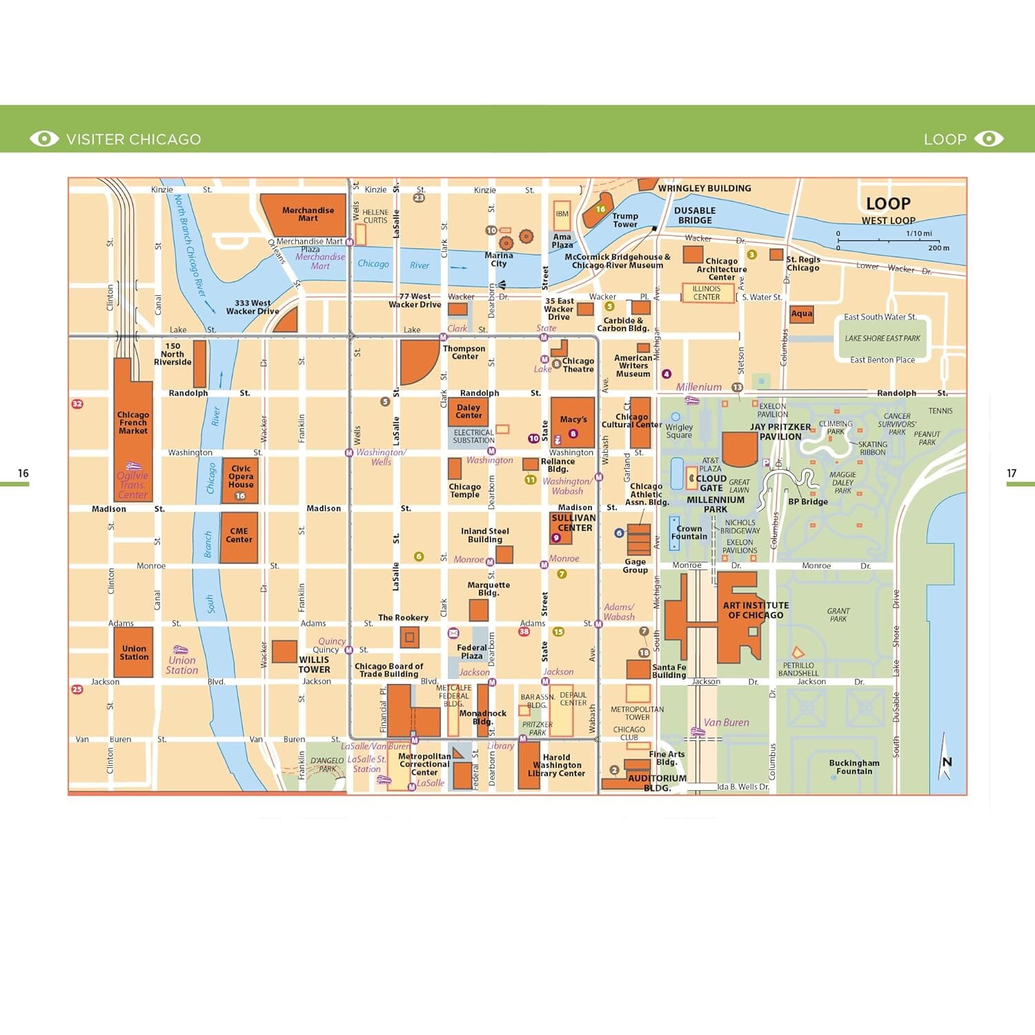 Guide Vert Week & GO - Chicago - Édition 2023 | Michelin guide de voyage Michelin