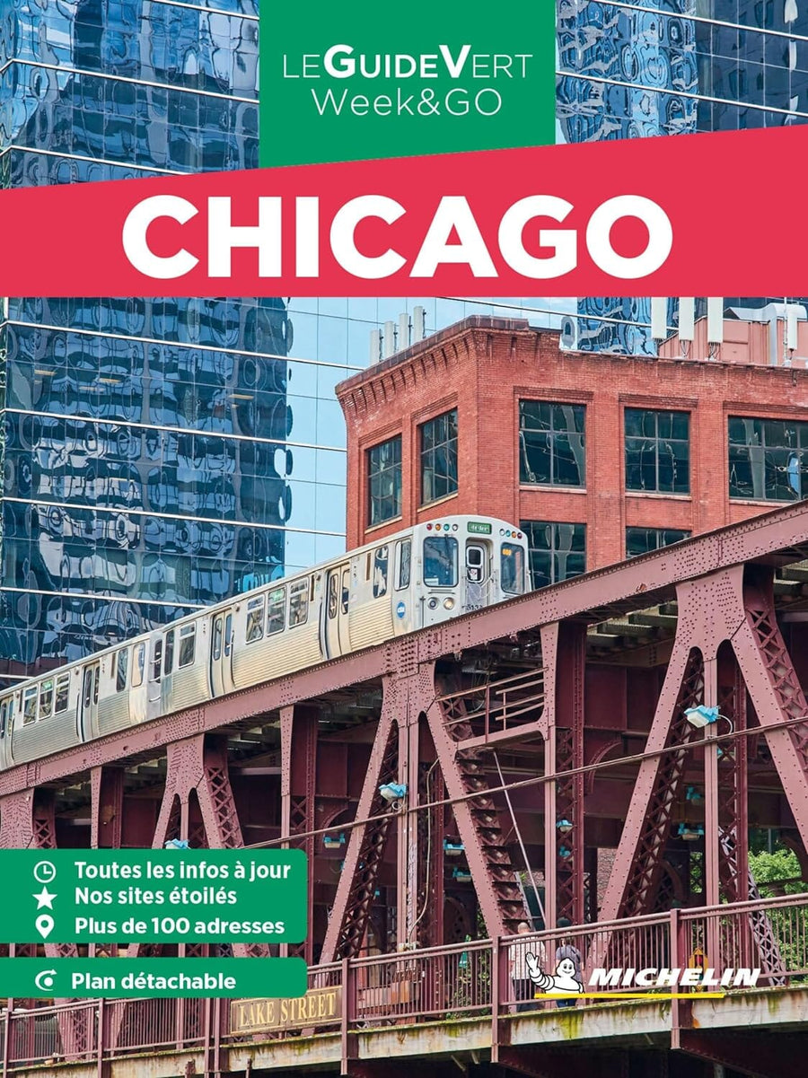 Guide Vert Week & GO - Chicago - Édition 2023 | Michelin guide petit format Michelin 