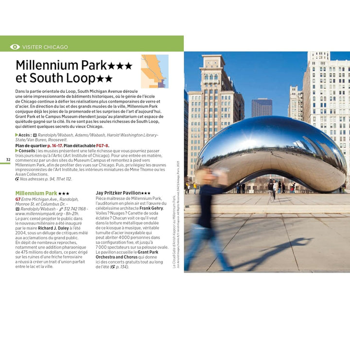 Guide Vert Week & GO - Chicago - Édition 2023 | Michelin guide petit format Michelin 