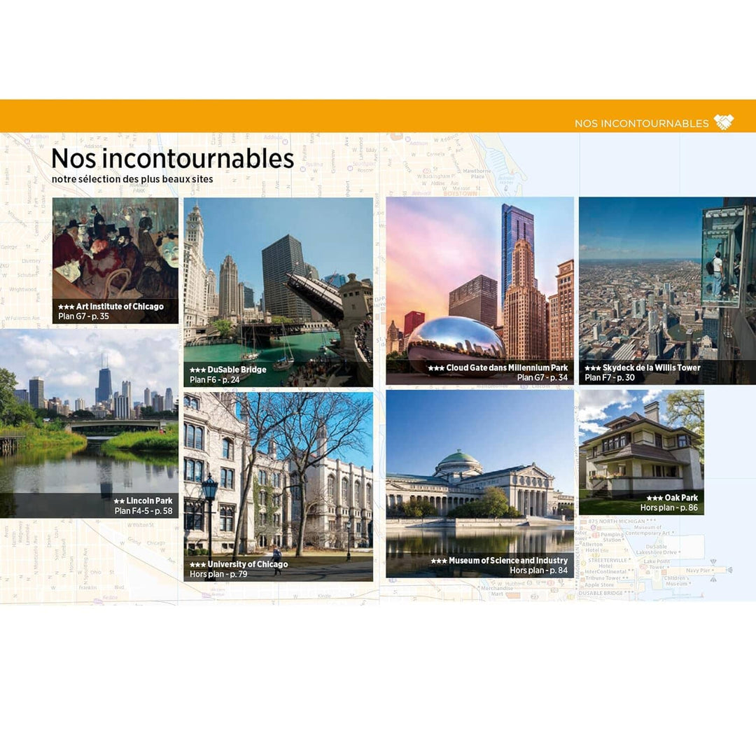 Guide Vert Week & GO - Chicago - Édition 2023 | Michelin guide petit format Michelin 