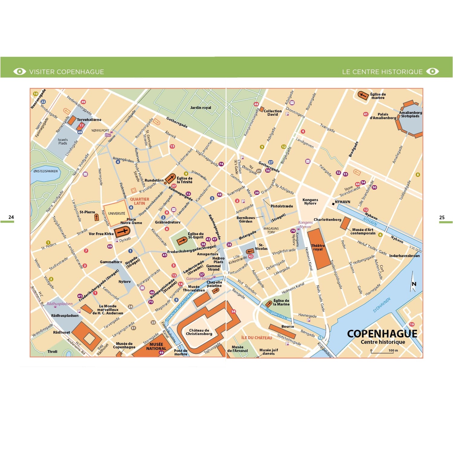 Guide Vert compact - Copenhague - Édition 2025 | Michelin guide de voyage Michelin