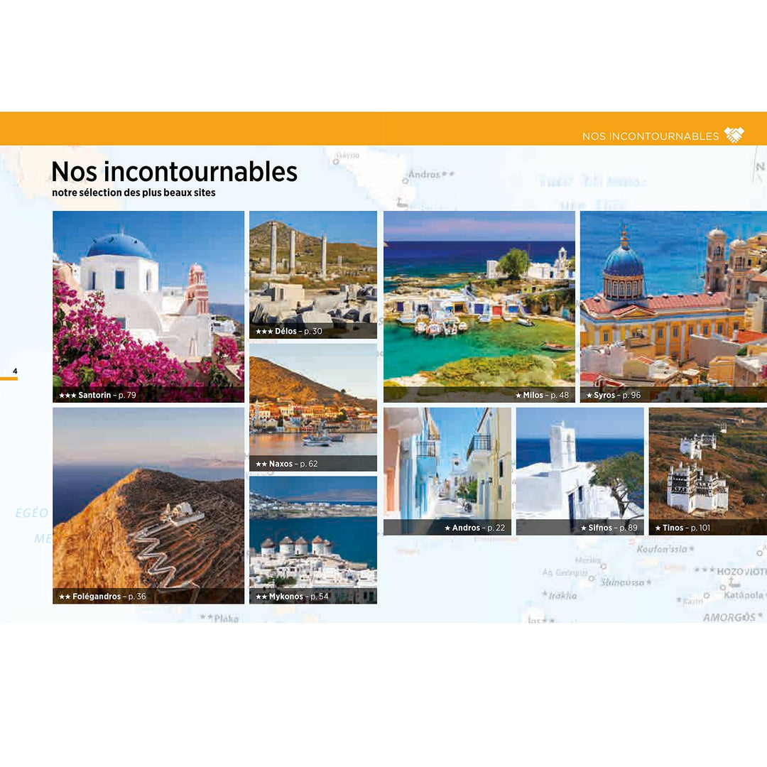 Guide Vert Week & GO - Cyclades - Édition 2023 | Michelin guide petit format Michelin 