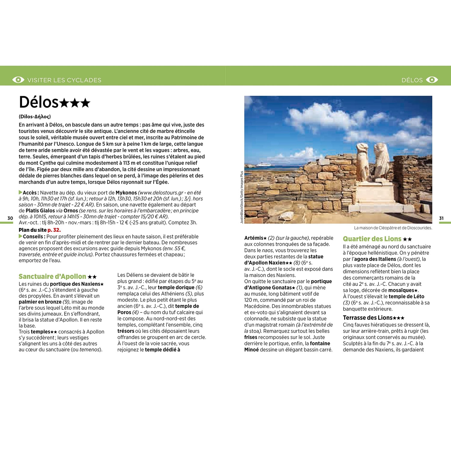 Guide Vert Week & GO - Cyclades - Édition 2023 | Michelin guide de voyage Michelin