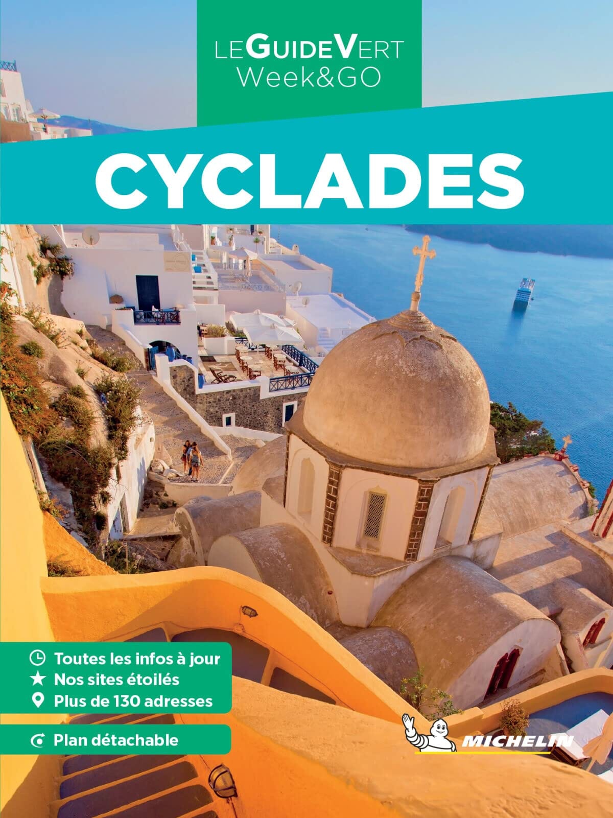 Guide Vert Week & GO - Cyclades - Édition 2023 | Michelin guide de voyage Michelin