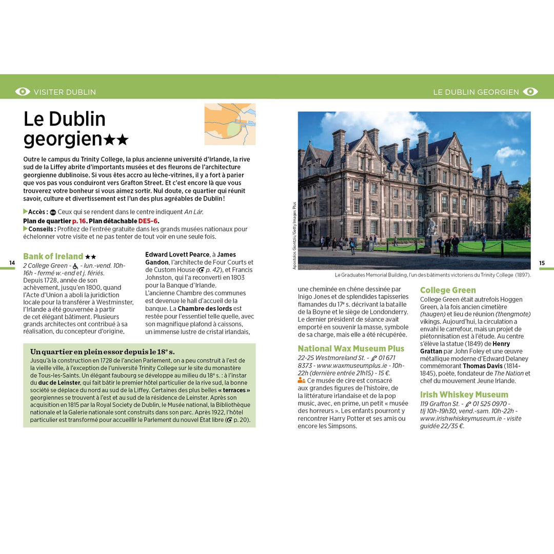 Guide Vert Week & GO - Dublin - Édition 2023 | Michelin guide petit format Michelin 
