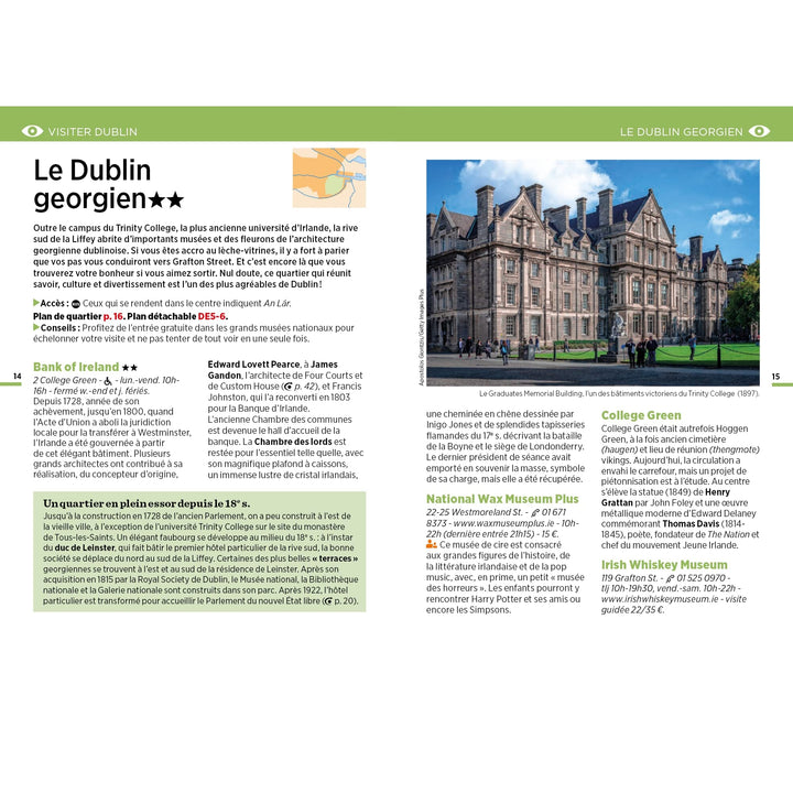 Guide Vert Week & GO - Dublin - Édition 2023 | Michelin guide petit format Michelin 