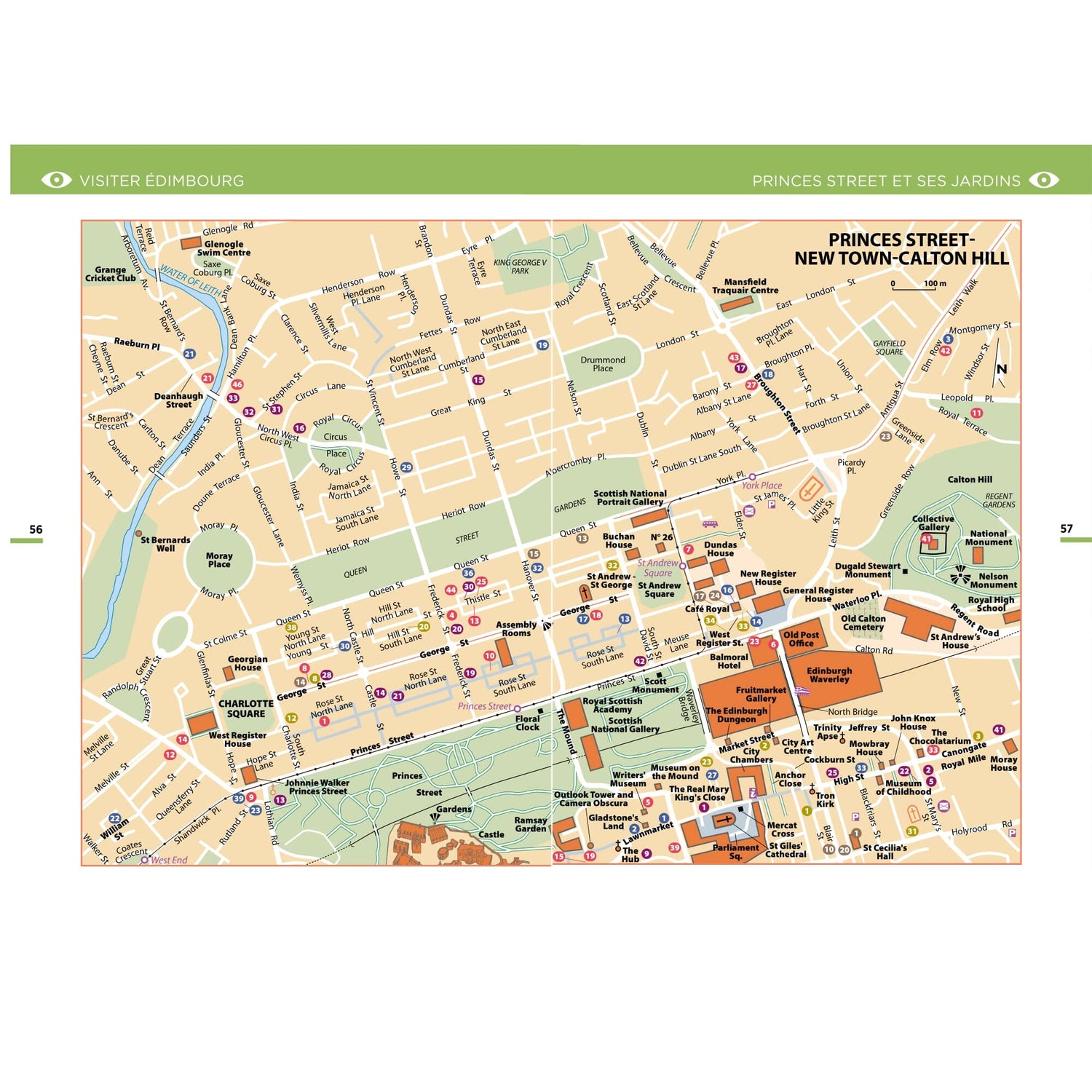 Guide Vert compact - Edimbourg + plan - Édition 2025 | Michelin guide de voyage Michelin