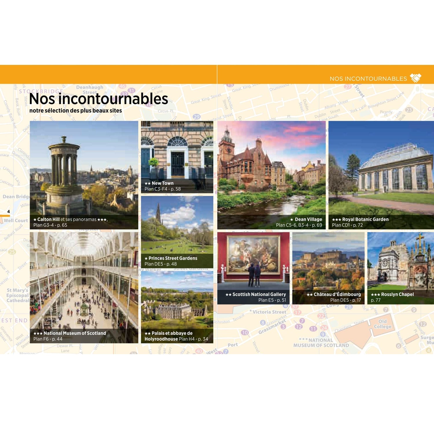 Guide Vert compact - Edimbourg + plan - Édition 2025 | Michelin guide de voyage Michelin