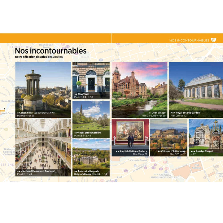 Guide Vert Week & GO - Edimbourg + plan - Édition 2023 | Michelin guide petit format Michelin 