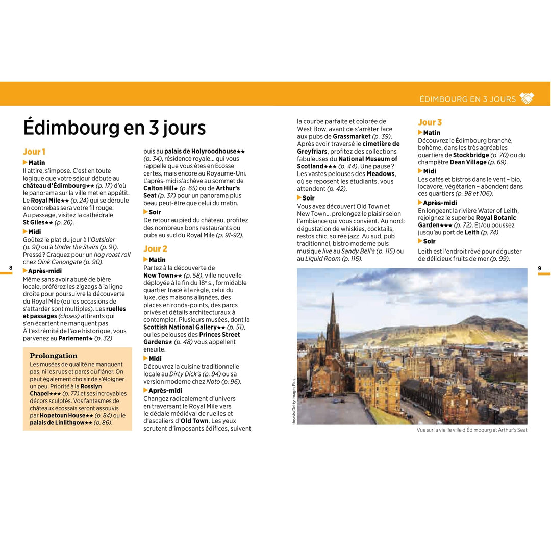 Guide Vert Week & GO - Edimbourg + plan - Édition 2023 | Michelin guide petit format Michelin 