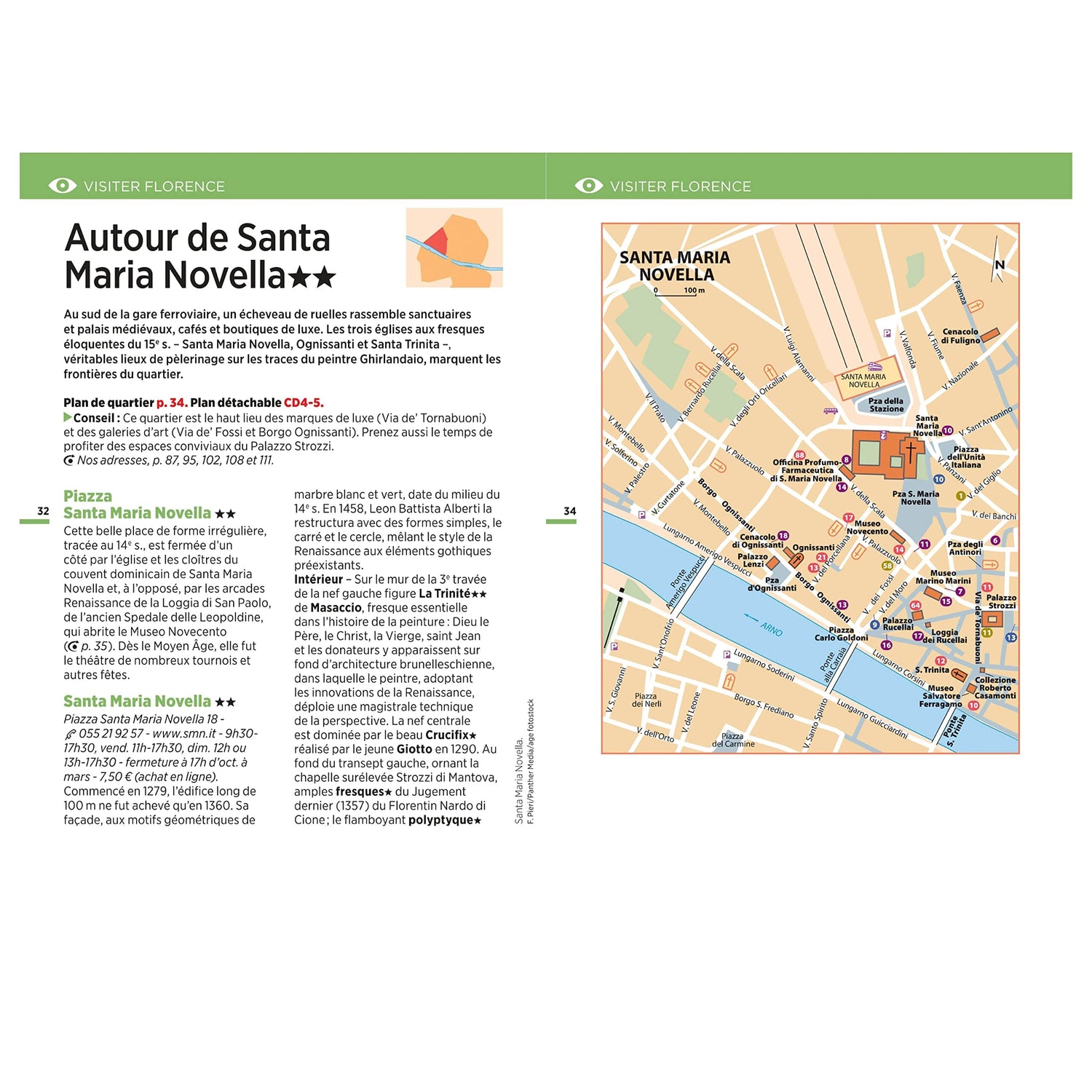 Guide Vert compact - Florence + plan | Michelin guide de voyage Michelin