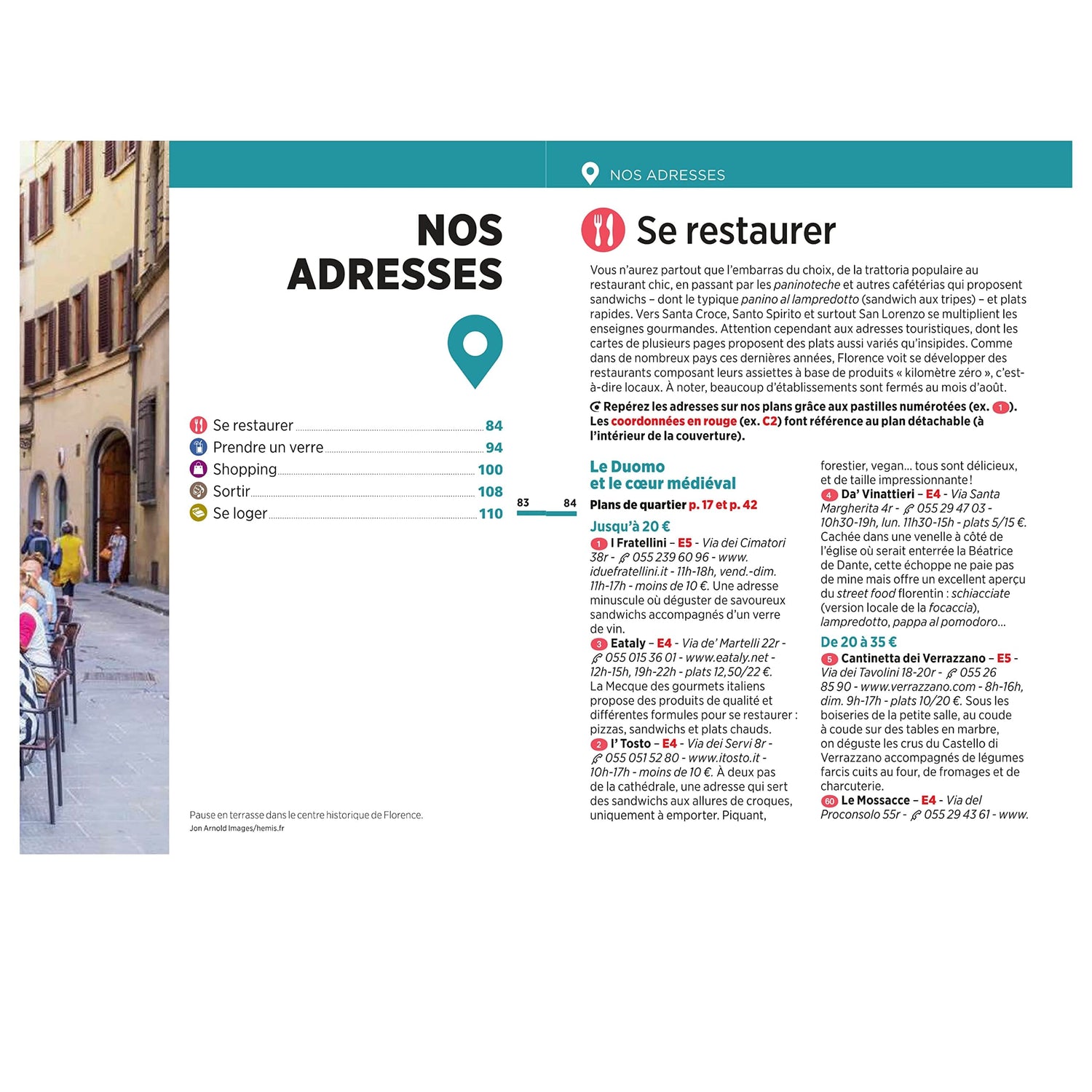 Guide Vert compact - Florence + plan | Michelin guide de voyage Michelin