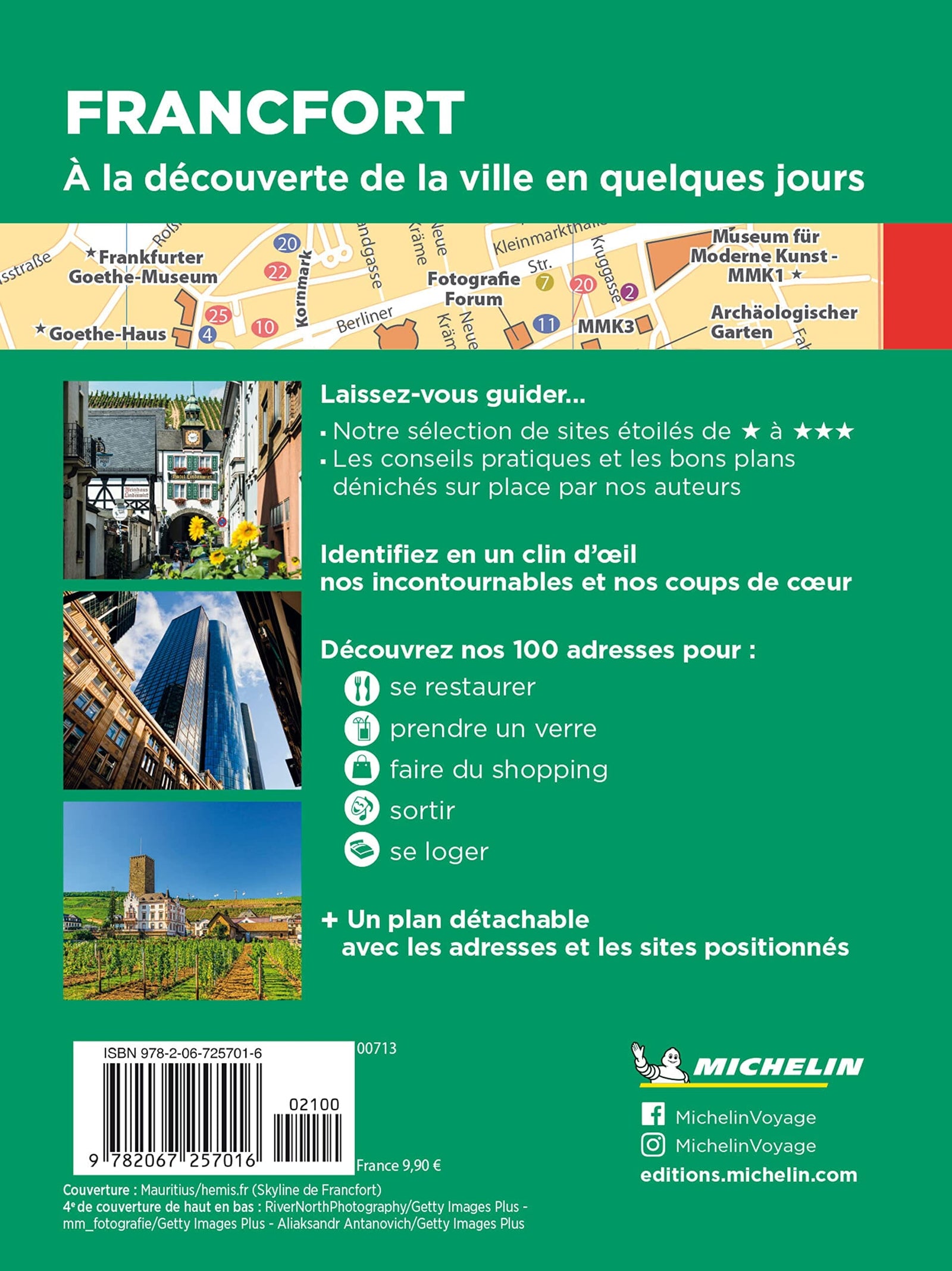 Guide Vert Week & GO - Francfort | Michelin guide de voyage Michelin