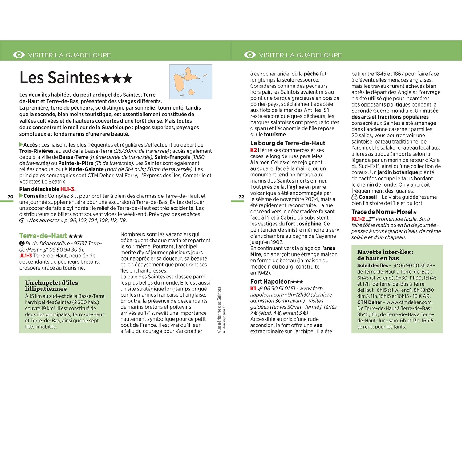 Guide Vert compact - Guadeloupe - Édition 2024 | Michelin guide de voyage Michelin