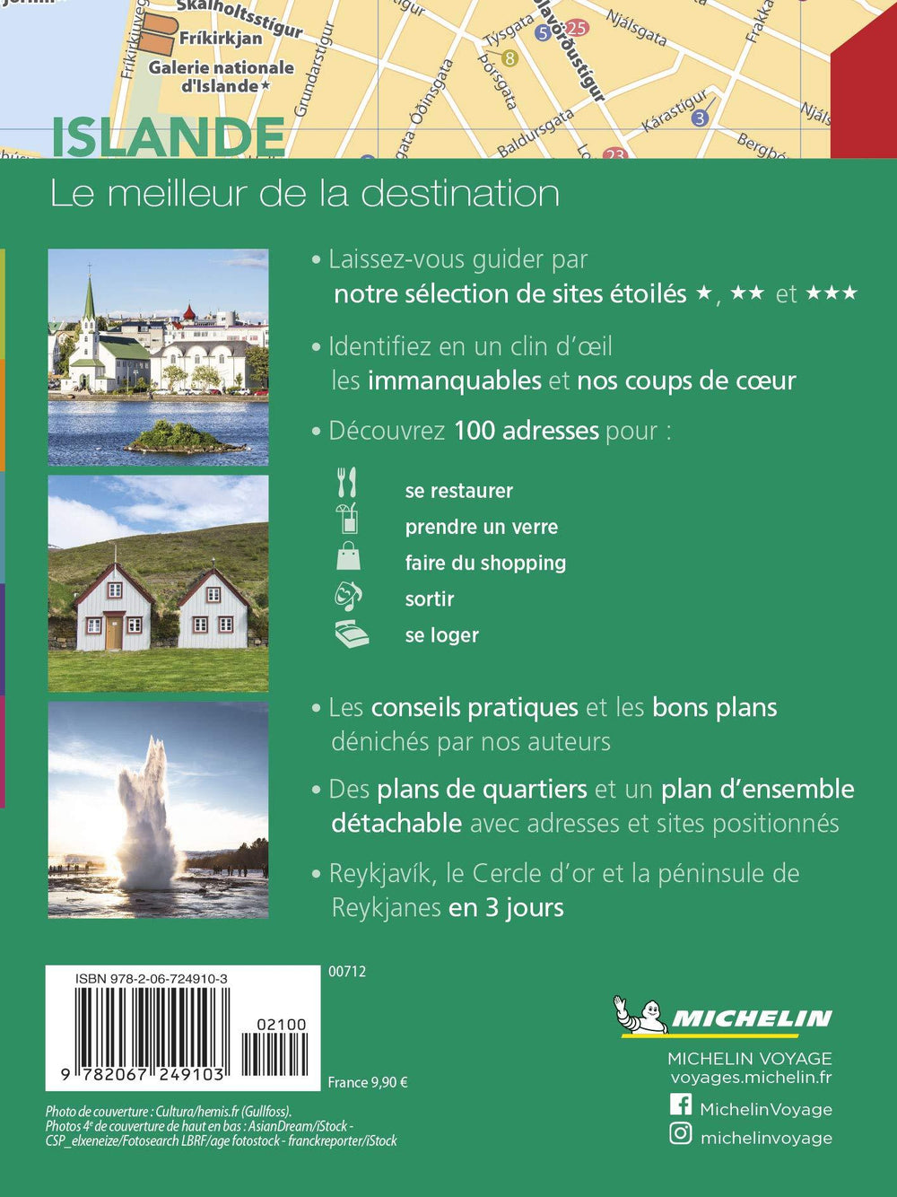 Guide Vert Week & GO - Islande : Reykjavik, Cercle d'or, Lagon bleu - Édition 2021 | Michelin guide de voyage Michelin 
