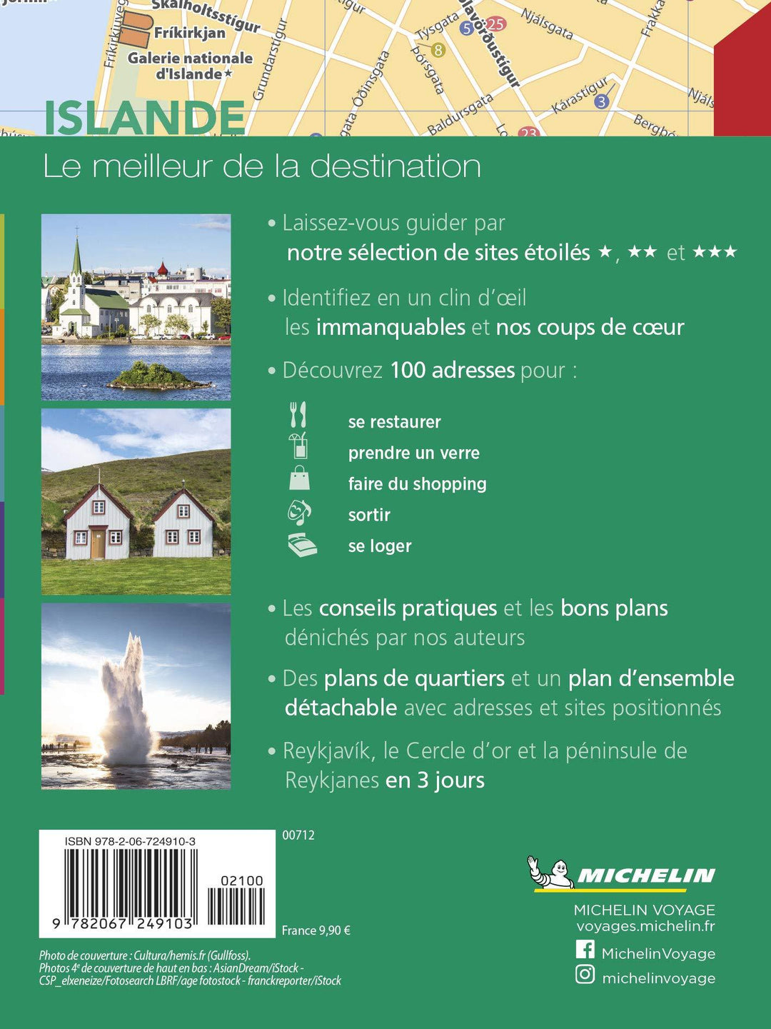 Guide Vert Week & GO - Islande : Reykjavik, Cercle d'or, Lagon bleu - Édition 2021 | Michelin guide de voyage Michelin 