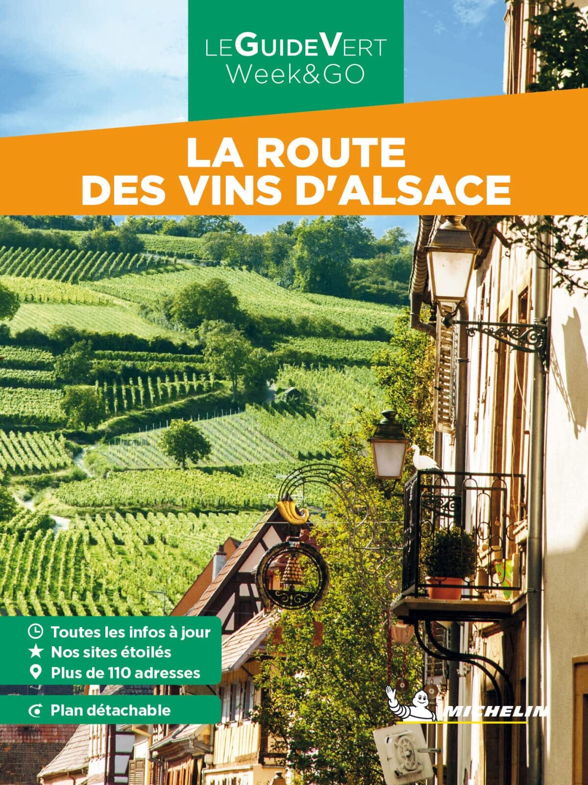 Guide Vert Week & GO - la Route des vins d'Alsace - Édition 2023 | Michelin guide de voyage Michelin
