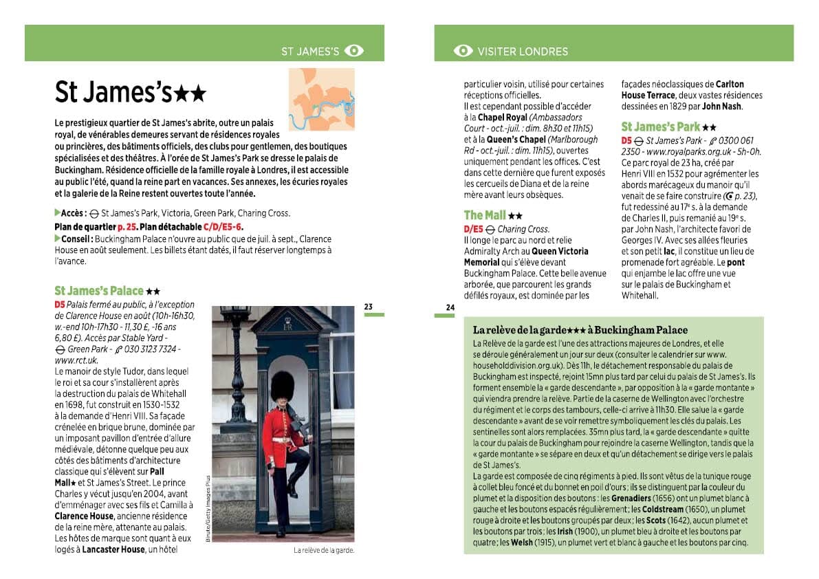 Guide Vert compact - Londres + plan 2026 | Michelin guide de voyage Michelin