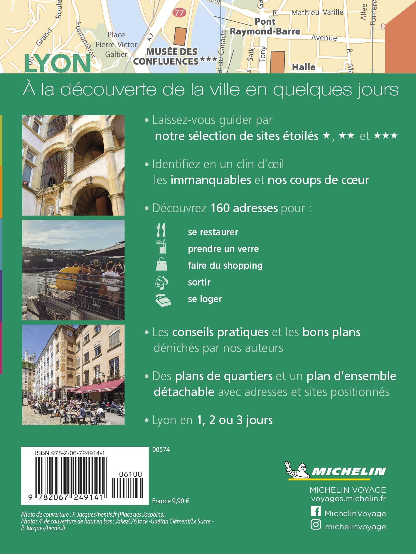 Guide Vert Week & GO - Lyon - Édition 2024 | Michelin guide de voyage Michelin