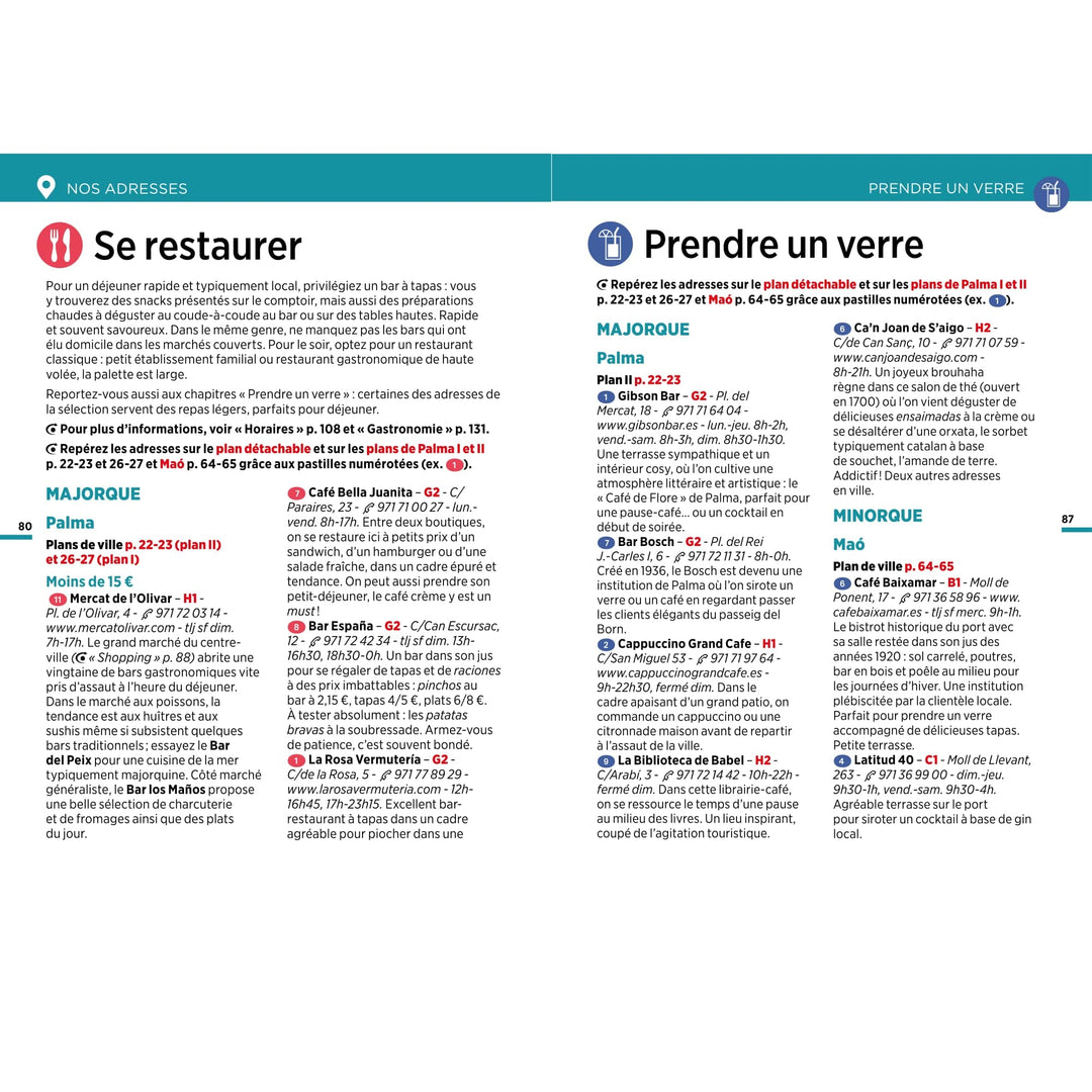 Guide Vert Week & GO - Majorque & Minorque - Édition 2023 | Michelin guide petit format Michelin 