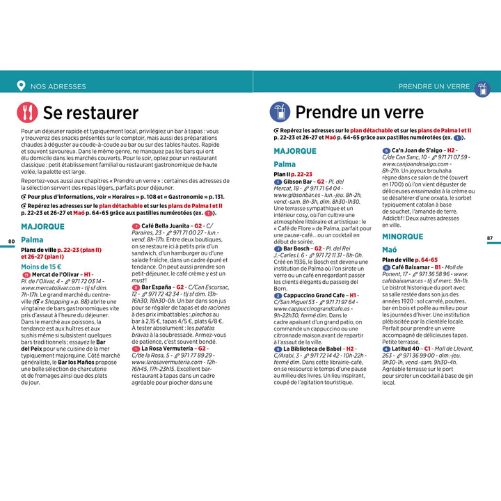 Guide Vert Week & GO - Majorque & Minorque - Édition 2023 | Michelin guide petit format Michelin 