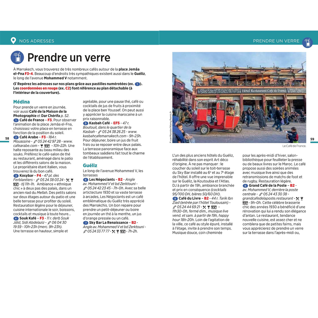 Guide Vert Week & GO - Marrakech et Essaouira + plan | Michelin guide de conversation Michelin 