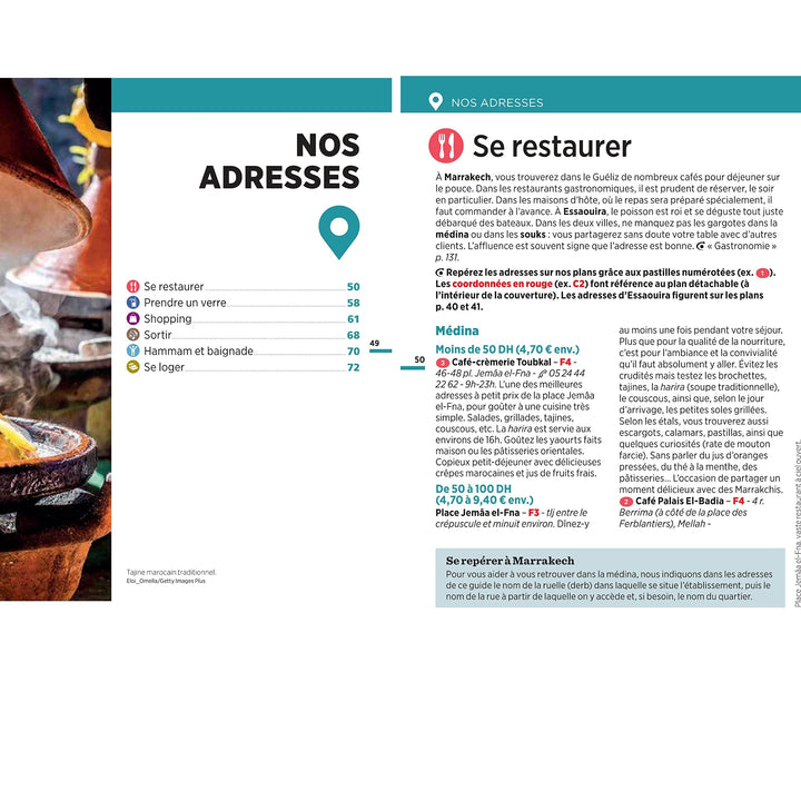 Guide Vert Week & GO - Marrakech et Essaouira + plan | Michelin guide de conversation Michelin 