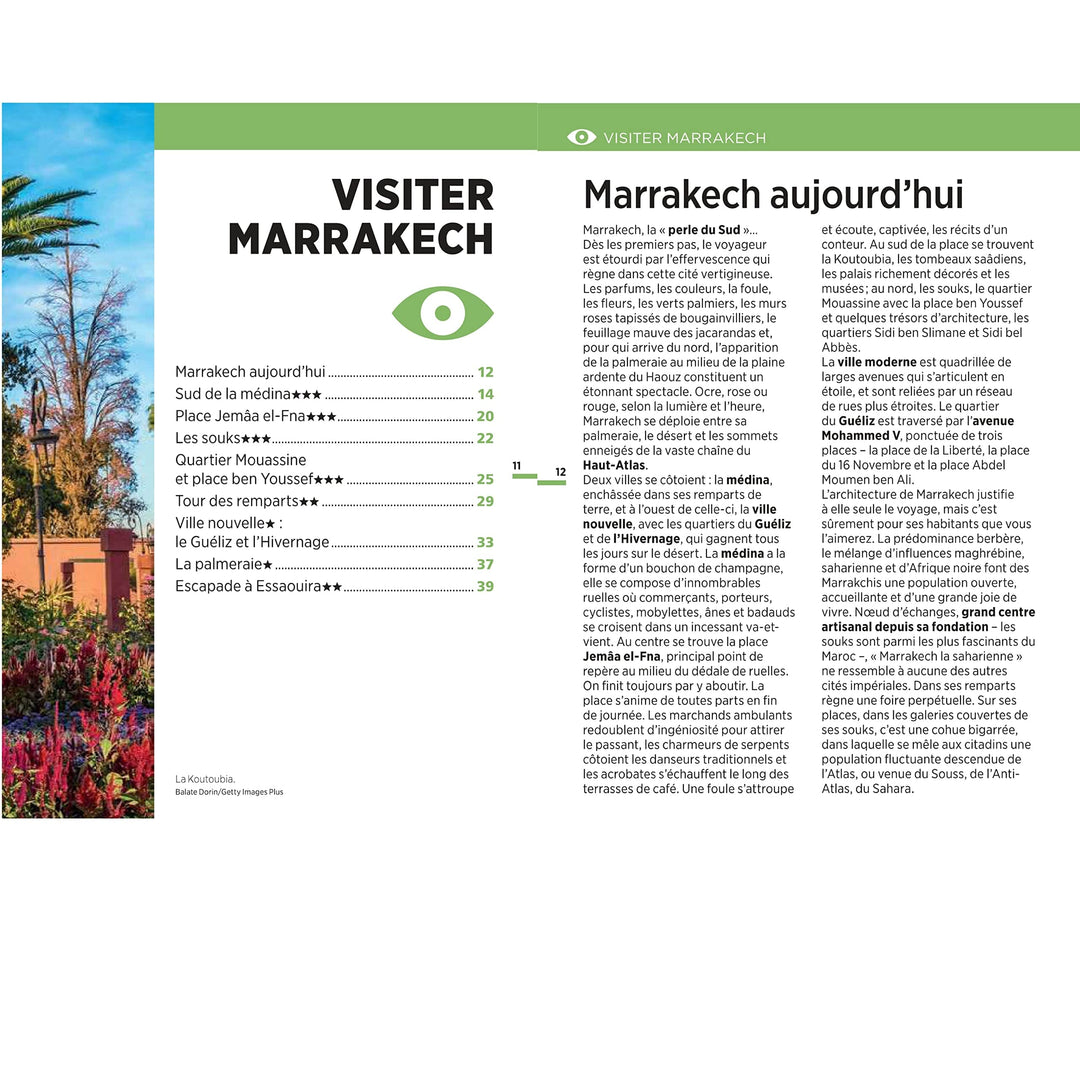 Guide Vert Week & GO - Marrakech et Essaouira + plan | Michelin guide de conversation Michelin 