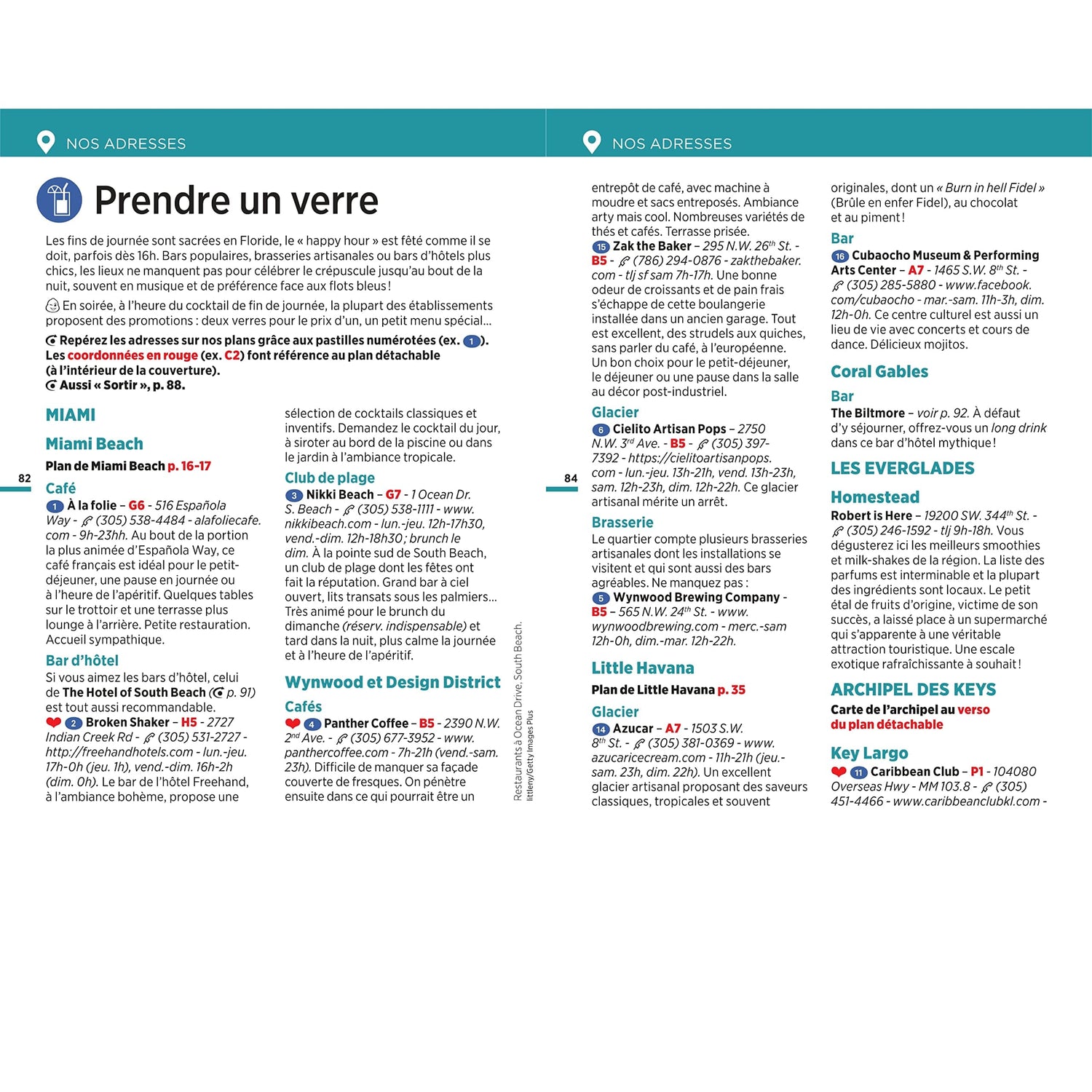 Guide Vert Week & GO - Miami, Everglades & les Keys | Michelin guide de voyage Michelin