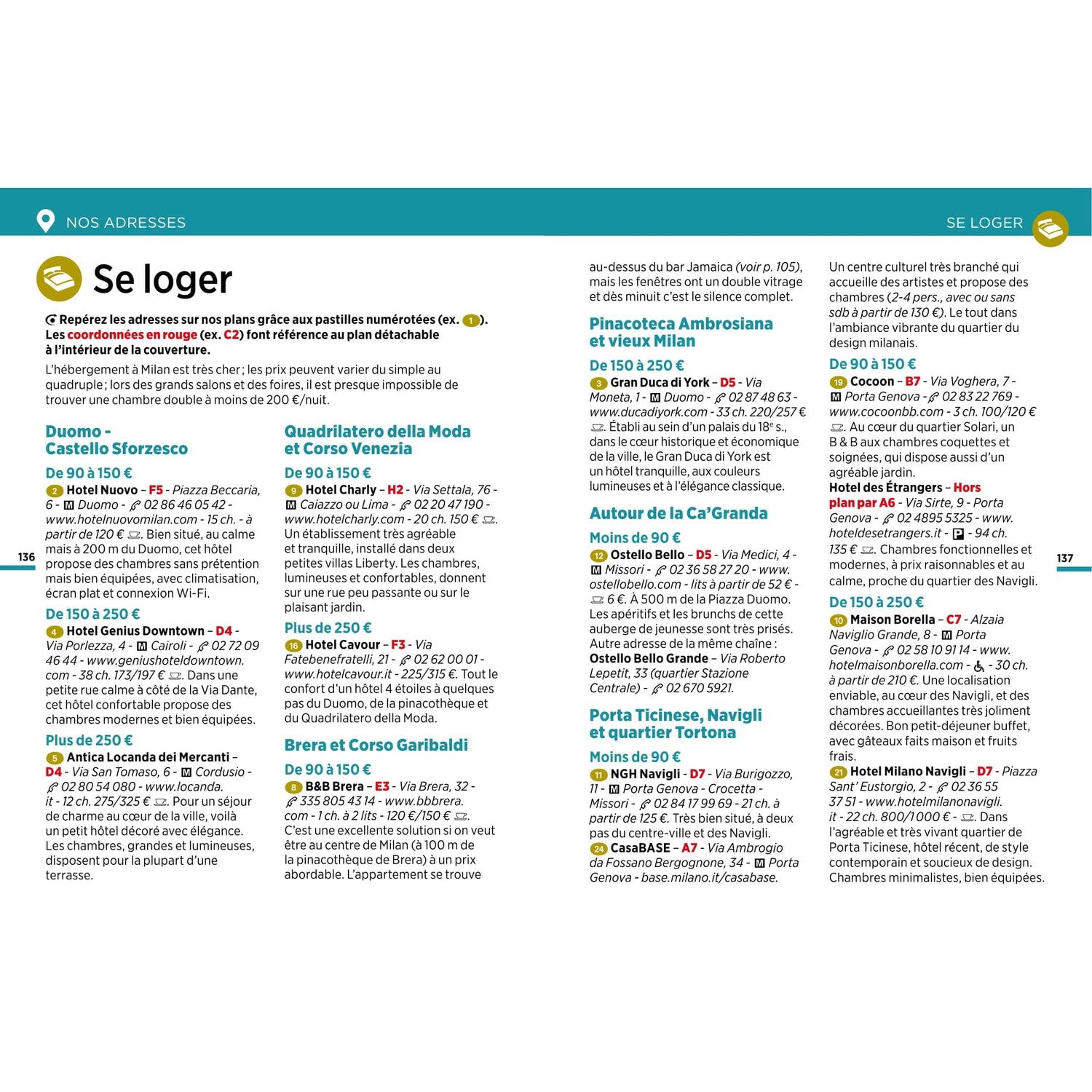 Guide Vert compact - Milan, Bergame & les lacs - Édition 2025 | Michelin guide de voyage Michelin